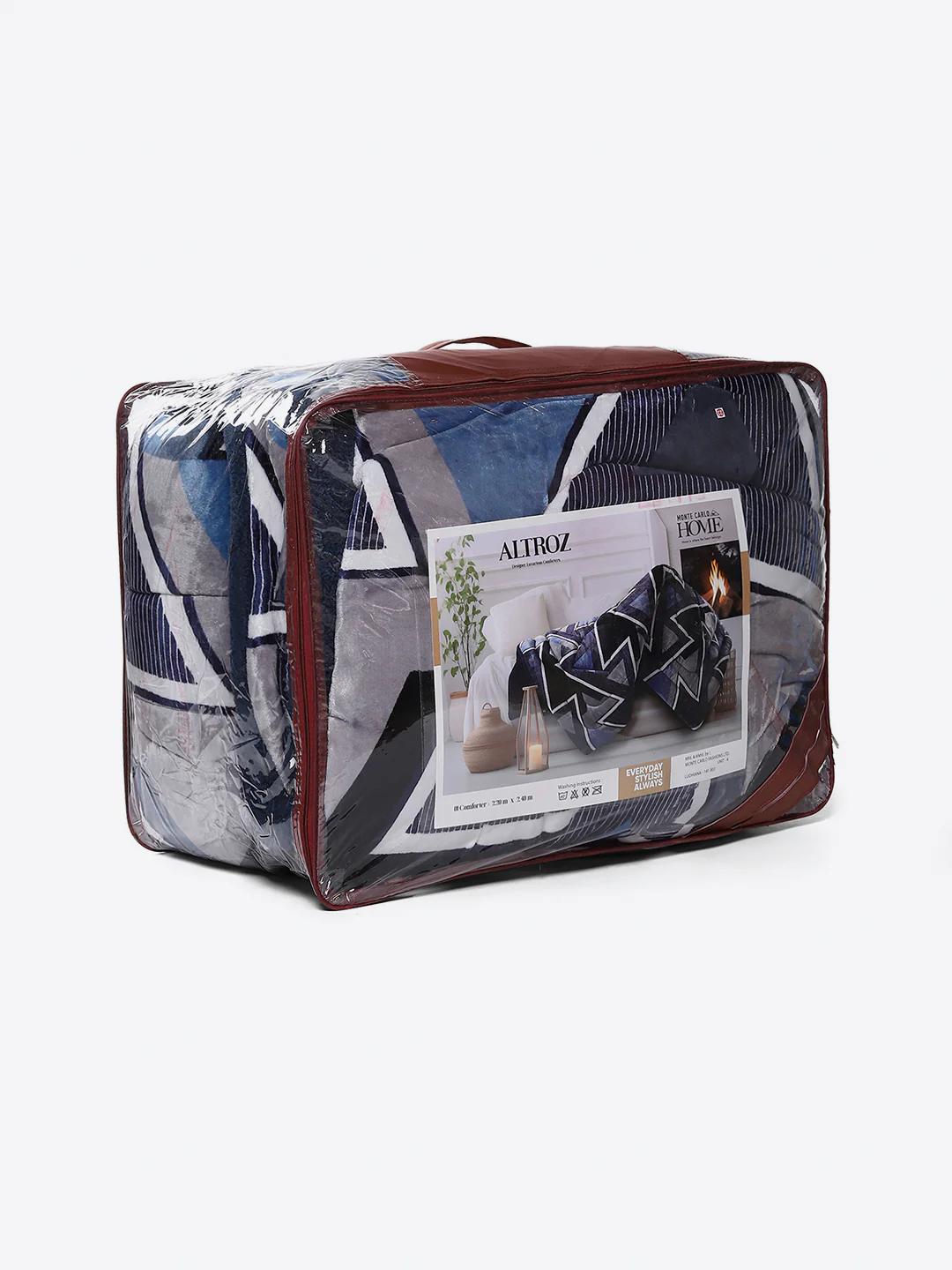 Printed Double Bed 852 GSM Comforter for Winter - (Altroz) - Image 8
