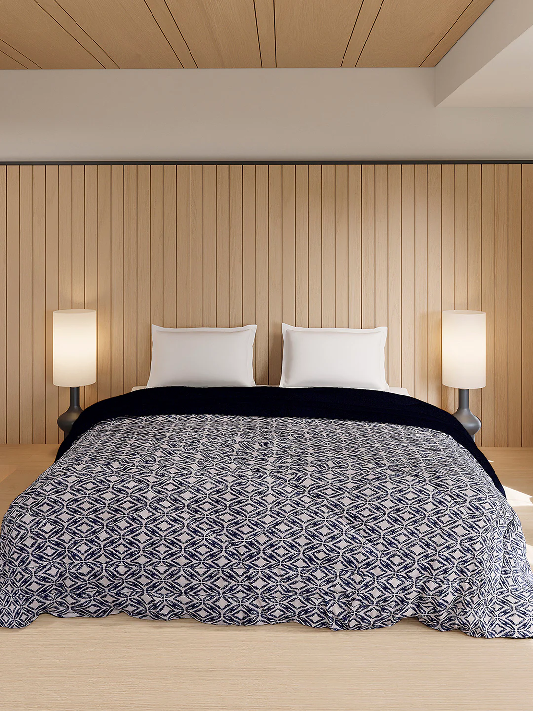 Printed Double Bed 870 GSM Comforter for Winter - (Nixie) - Image 2