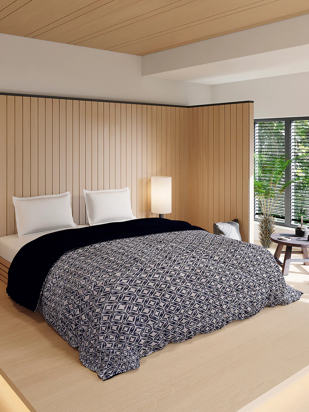 Printed Double Bed 870 GSM Comforter for Winter - (Nixie) - Image 4