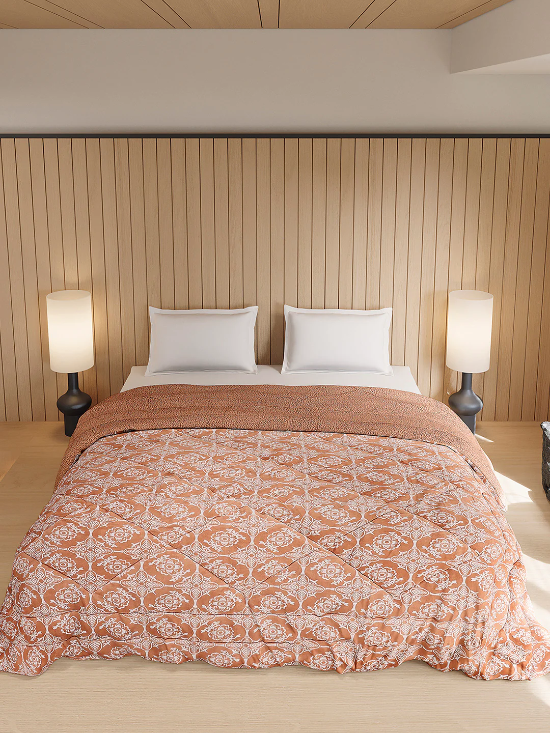 Printed Double Bed 870 GSM Comforter for Winter - (Nixie) - Image 3