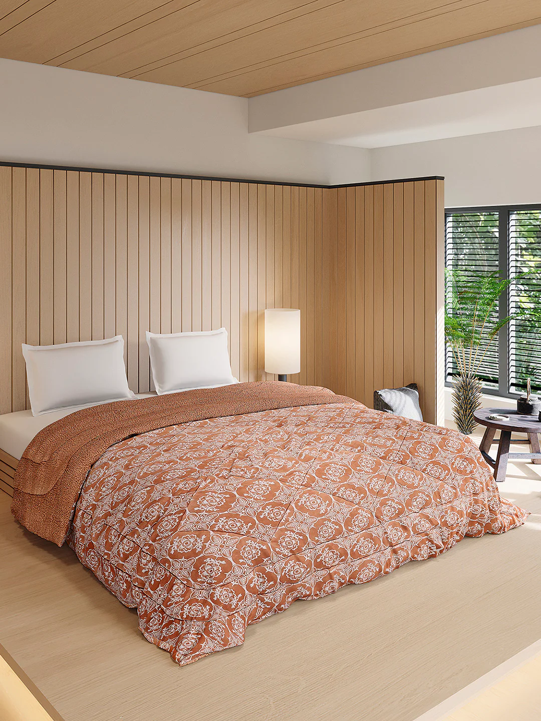 Printed Double Bed 870 GSM Comforter for Winter - (Nixie) - Image 4