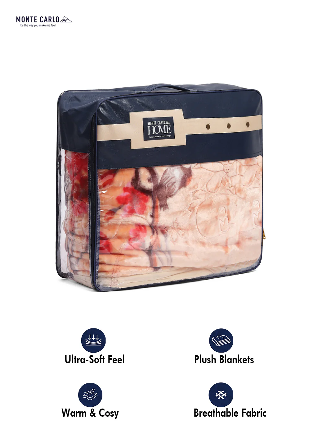 Printed Double Bed 890 GSM Blanket Emperor 2 Ply (Weight 4.7 kg) - Image 8