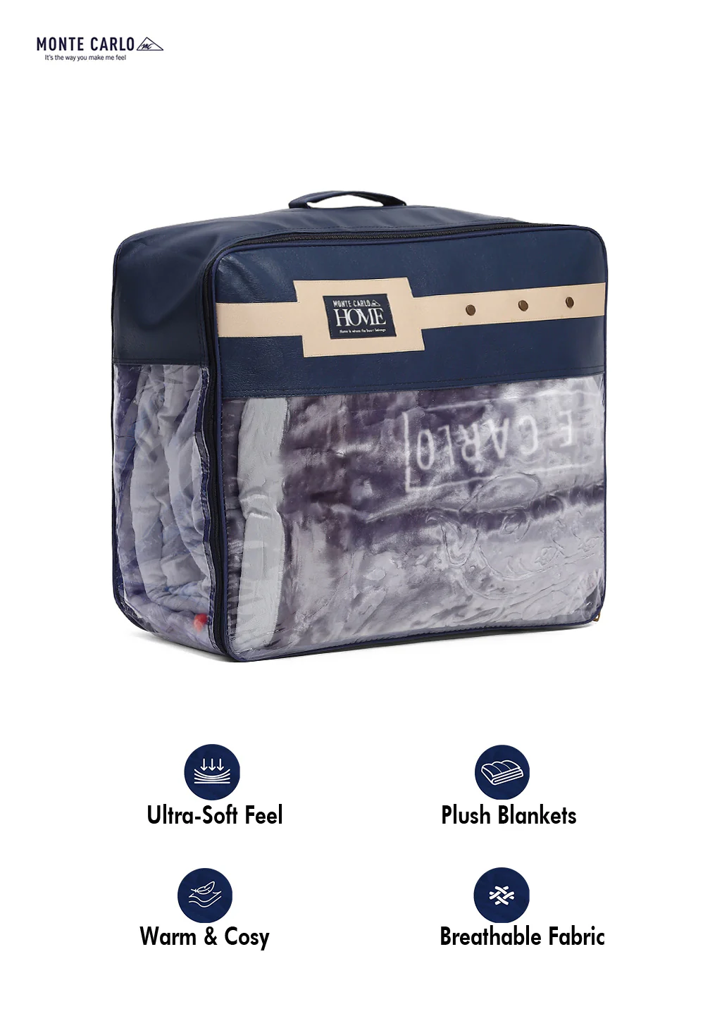 Printed Double Bed 890 GSM Blanket Emperor 2 Ply (Weight 4.7 kg) - Image 8