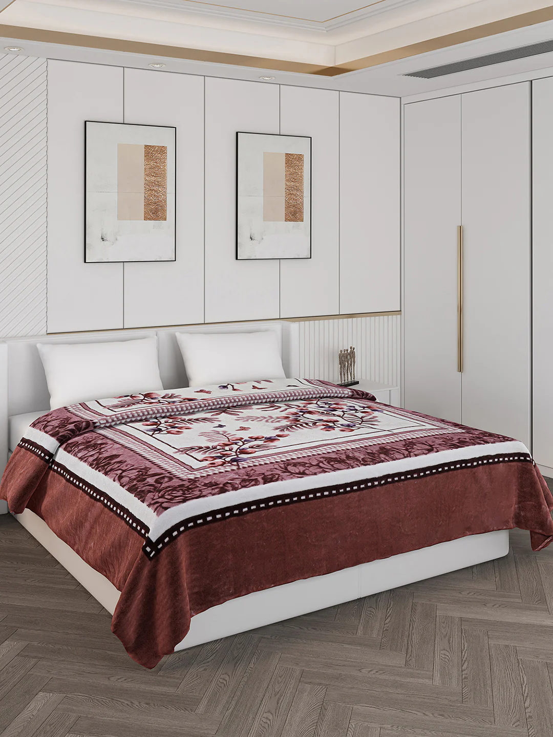 Printed Double Bed 928 GSM Blanket Embassy 1 Ply (Weight 4.9 kg) - Image 2