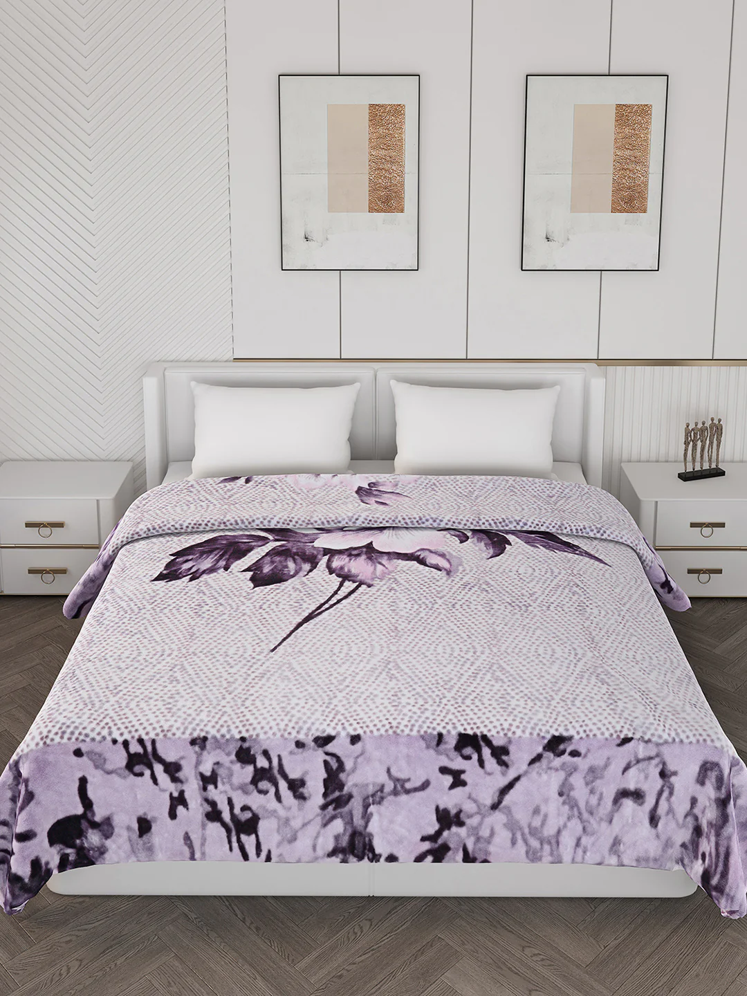 Printed Double Bed 928 GSM Blanket Embassy 1 Ply (Weight 4.9 kg) - Image 3