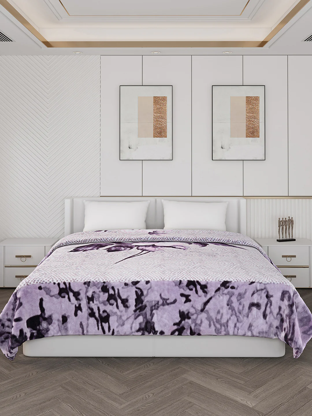 Printed Double Bed 928 GSM Blanket Embassy 1 Ply (Weight 4.9 kg) - Image 4
