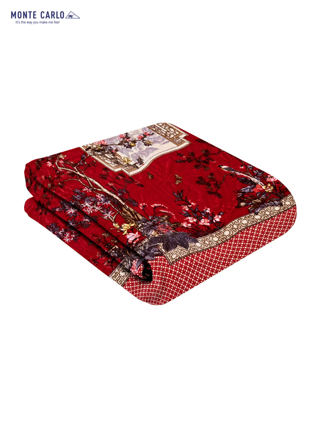 Printed Double Bed 947 GSM Blanket Angel Gold 1 Ply (Weight 5 kg) - Image 5