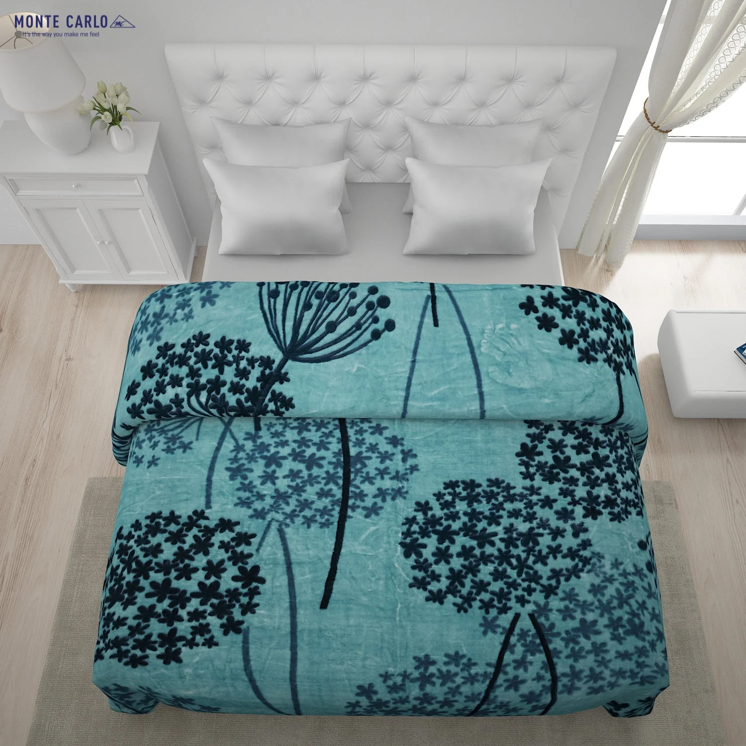 Printed Double Bed 947 GSM Blanket Hunter 2 Ply (Weight 5 kg) - Image 3