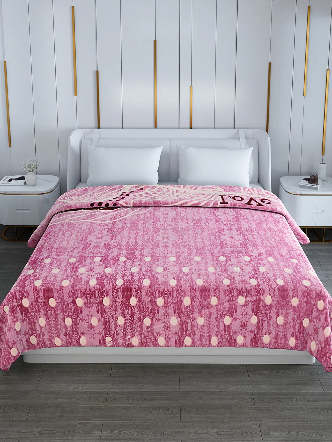 Printed Double Bed 994 GSM Blanket Parker 2 Ply (Weight 5.25 kg) - Image 3