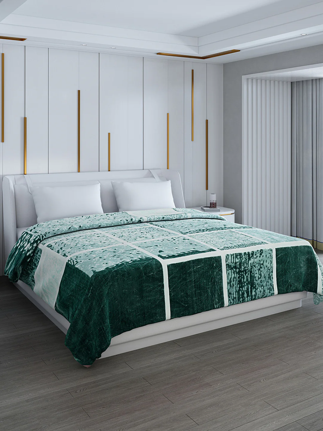 Printed Double Bed 994 GSM Blanket Parker 2 Ply (Weight 5.25 kg) - Image 4