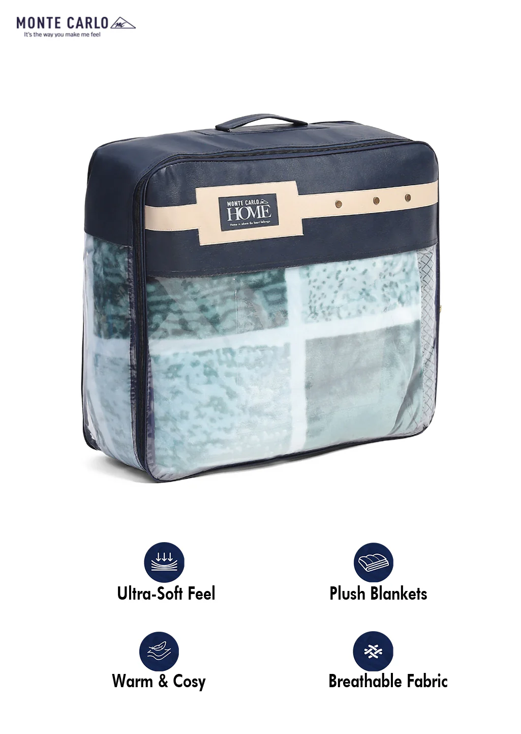 Printed Double Bed 994 GSM Blanket Parker 2 Ply (Weight 5.25 kg) - Image 8