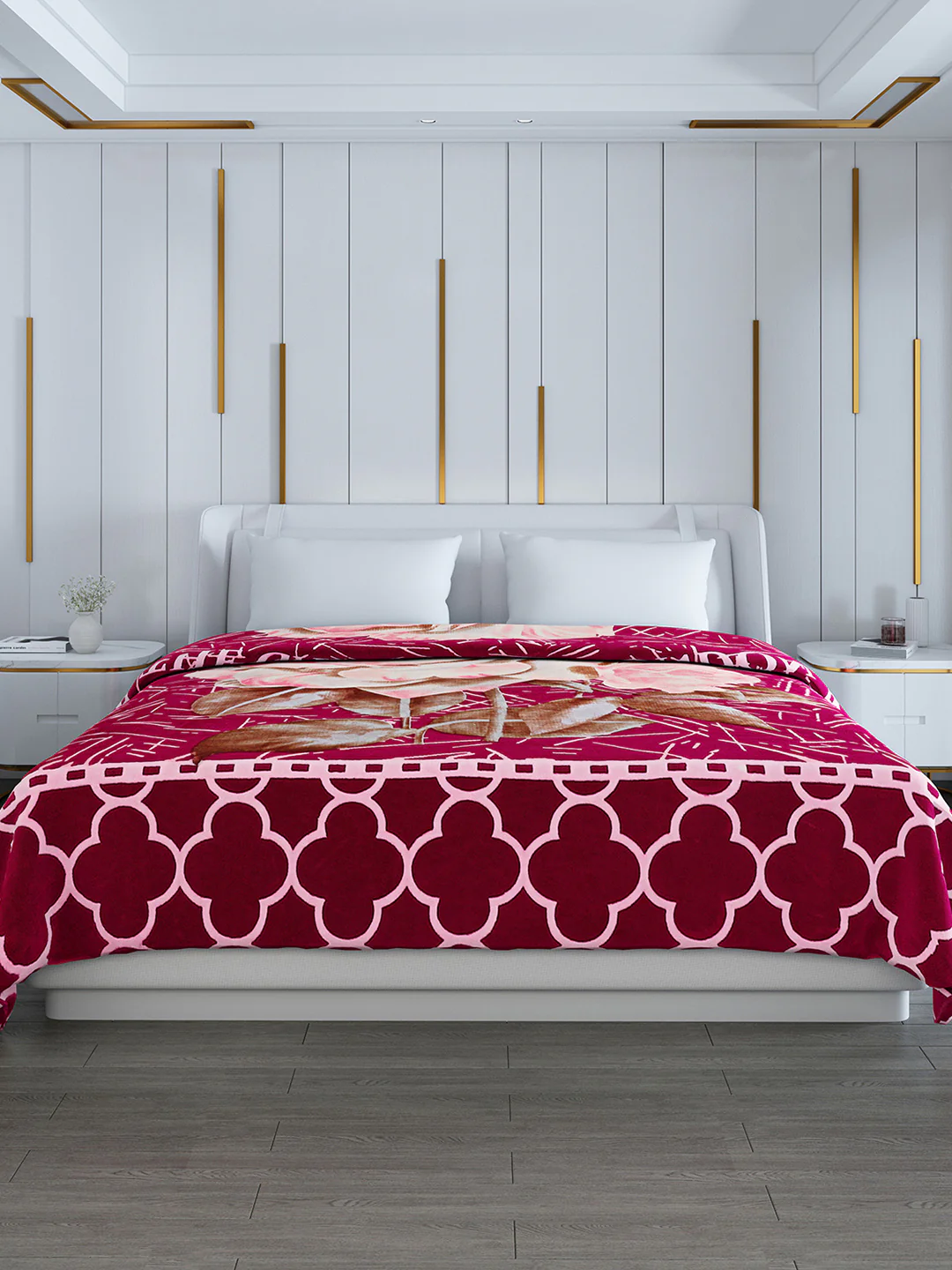 Printed Double Bed 994 GSM Blanket Parker 2 Ply (Weight 5.25 kg) - Image 2