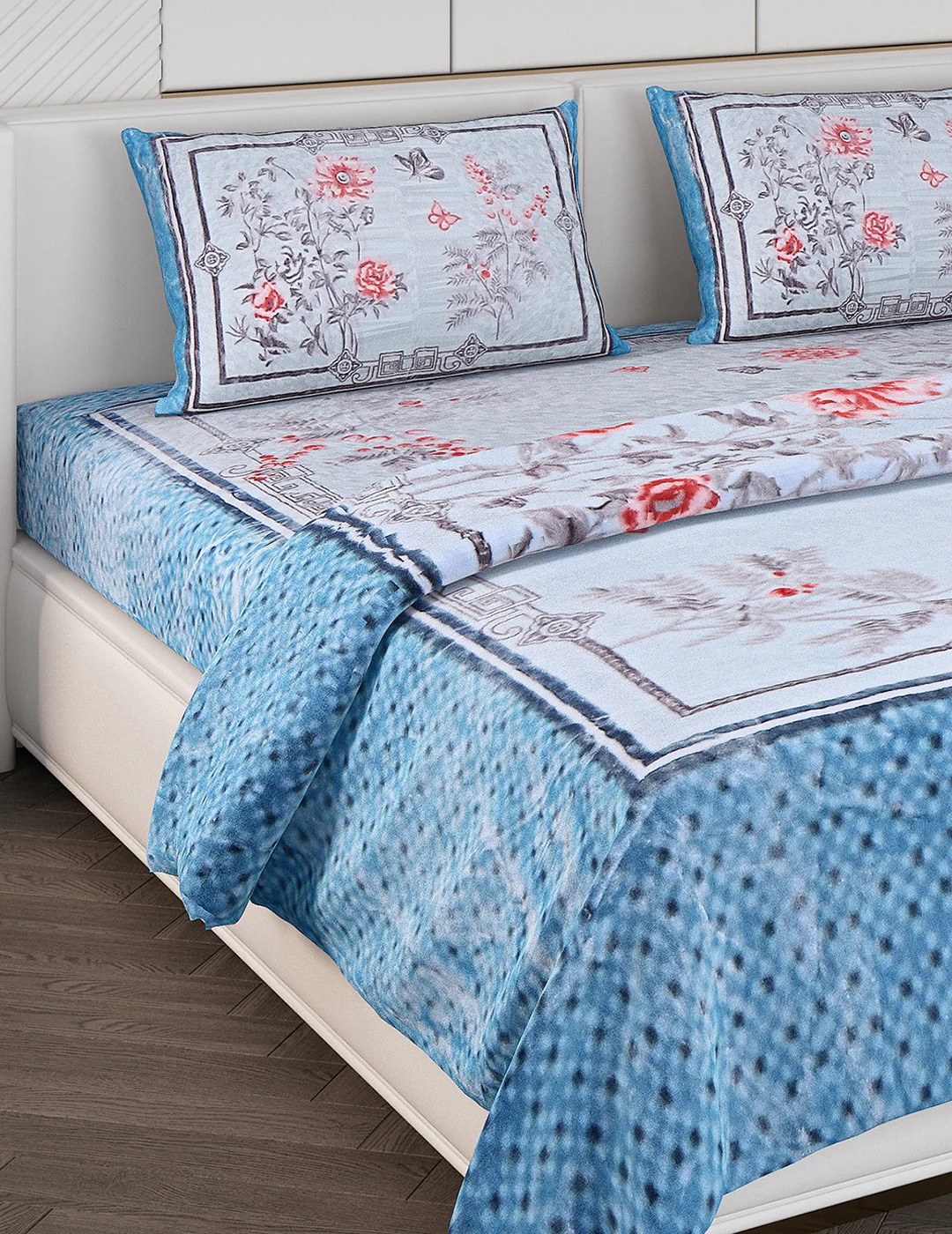 Printed Double Bed Bedding Set - Image 5