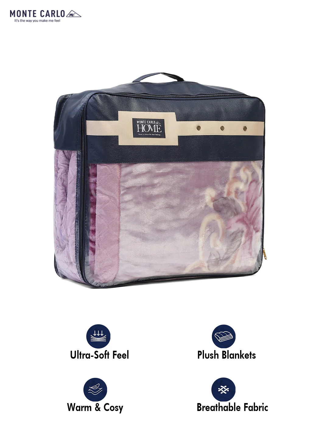 Printed Double Bed Reversible Blanket 2 Ply, 757 GSM, 4 kg (Super Star) - Image 12