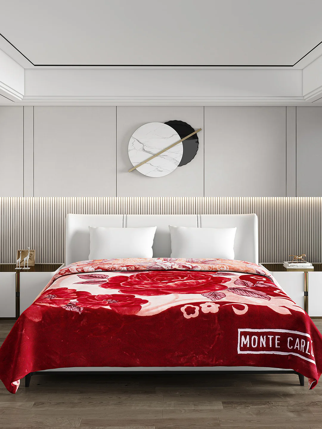 Printed Double Bed Reversible Blanket 2 Ply, 757 GSM, 4 kg (Super Star) - Image 3