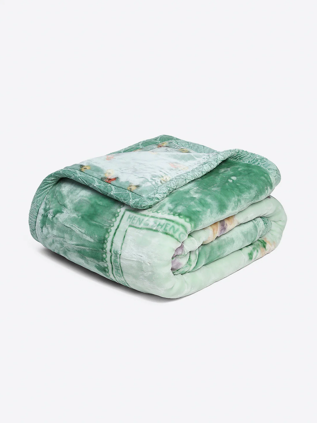 Printed Double Bed Reversible Blanket 2 Ply, 850 GSM, 4.5 kg (Uphar) - Image 6