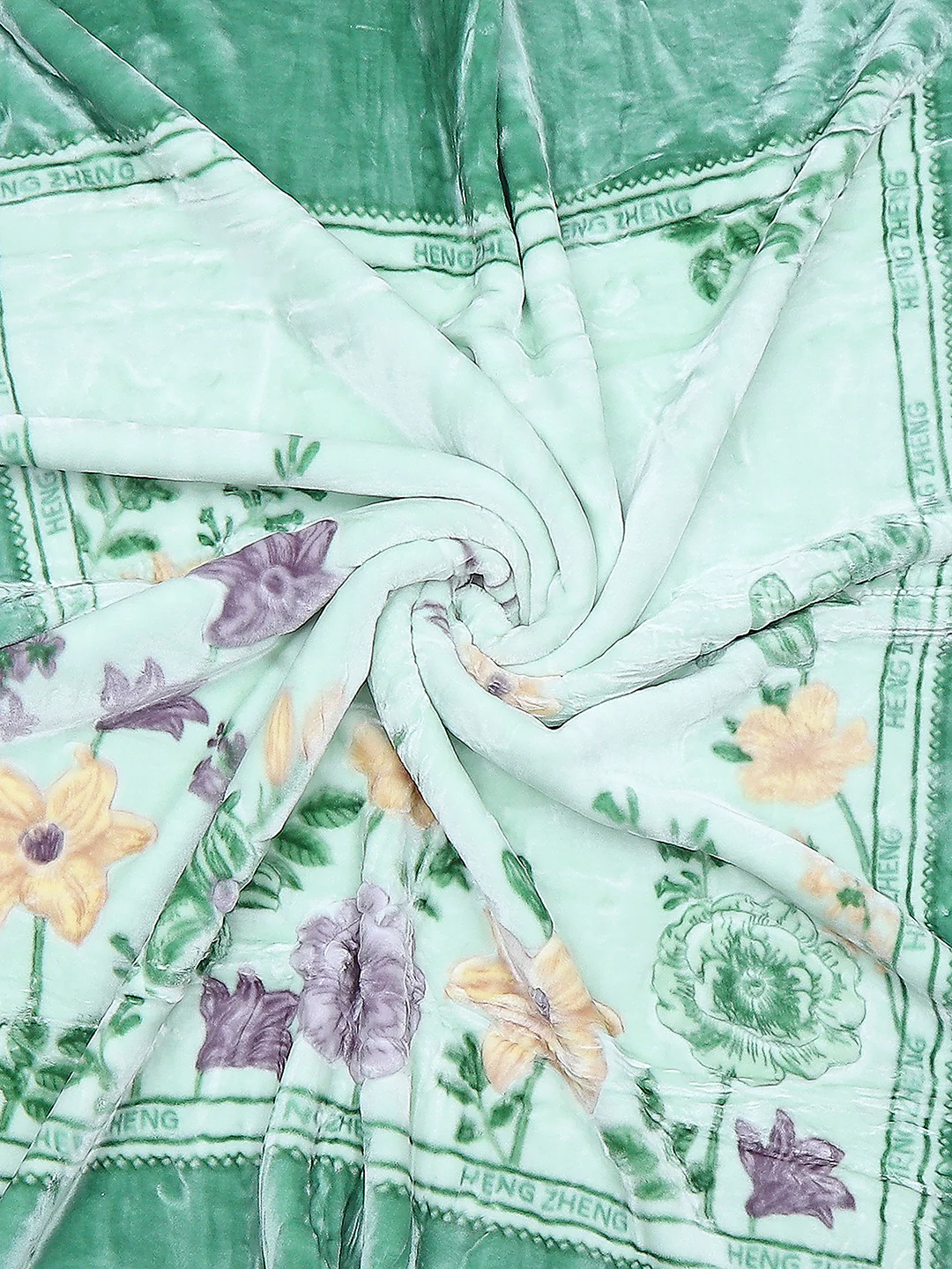 Printed Double Bed Reversible Blanket 2 Ply, 850 GSM, 4.5 kg (Uphar) - Image 7