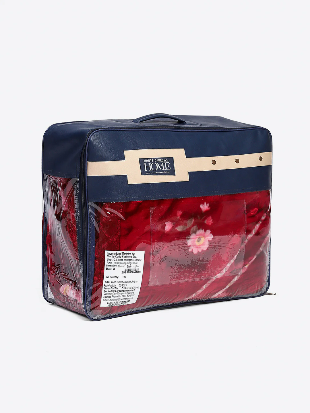Printed Double Bed Reversible Blanket 2 Ply, 850 GSM, 4.5 kg (Uphar) - Image 8