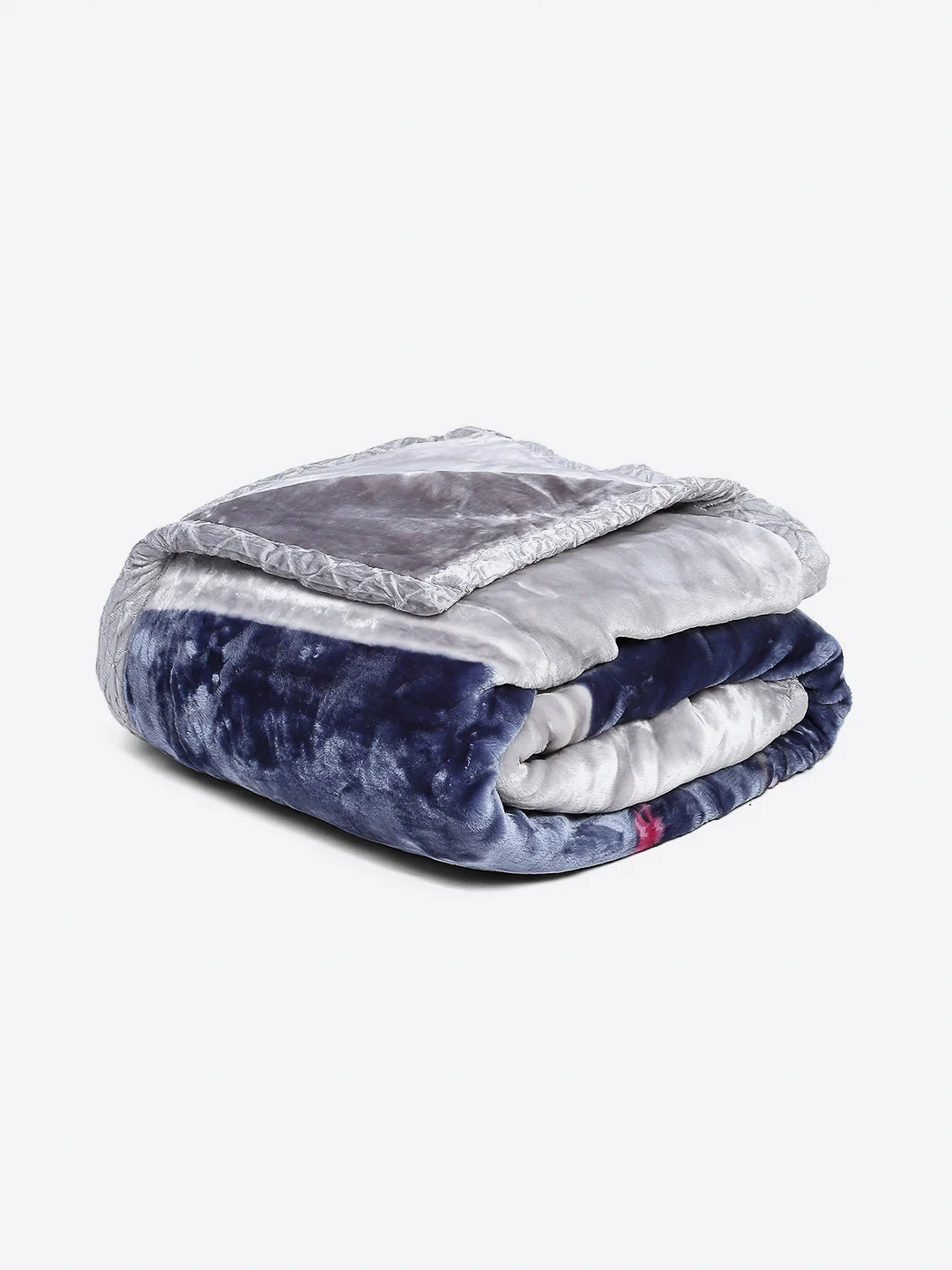 Printed Double Bed Reversible Blanket 2 Ply, 850 GSM, 4.5 kg (Uphar) - Image 6