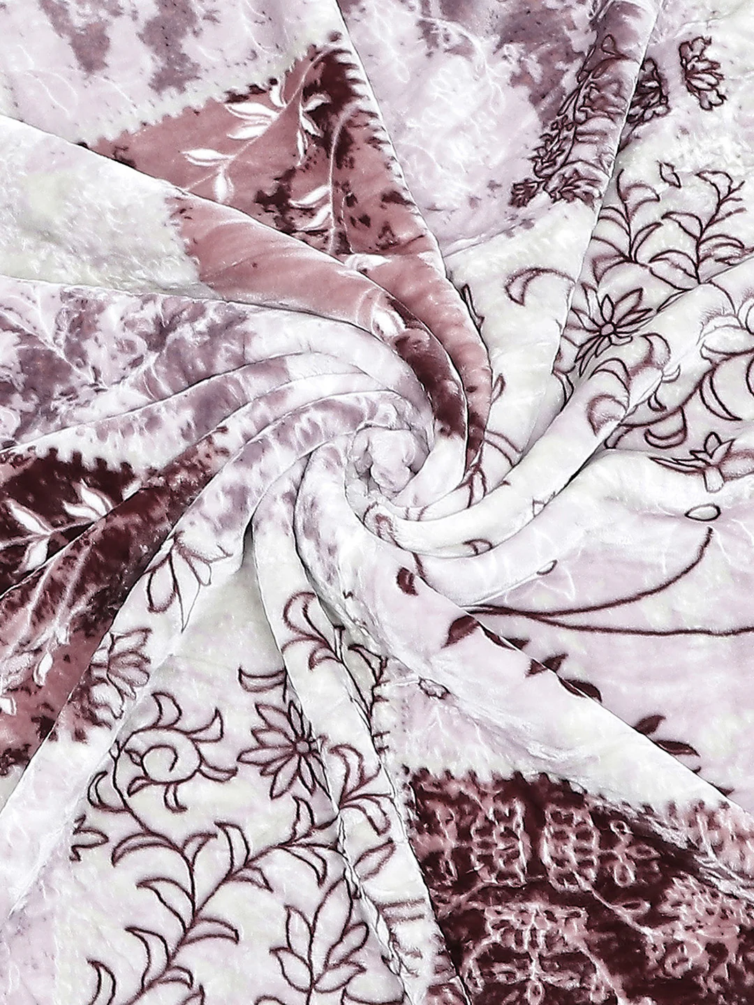 Printed Double Bed Reversible Blanket 2 Ply, 853 GSM, 4.5 kg (Tohfa) - Image 11