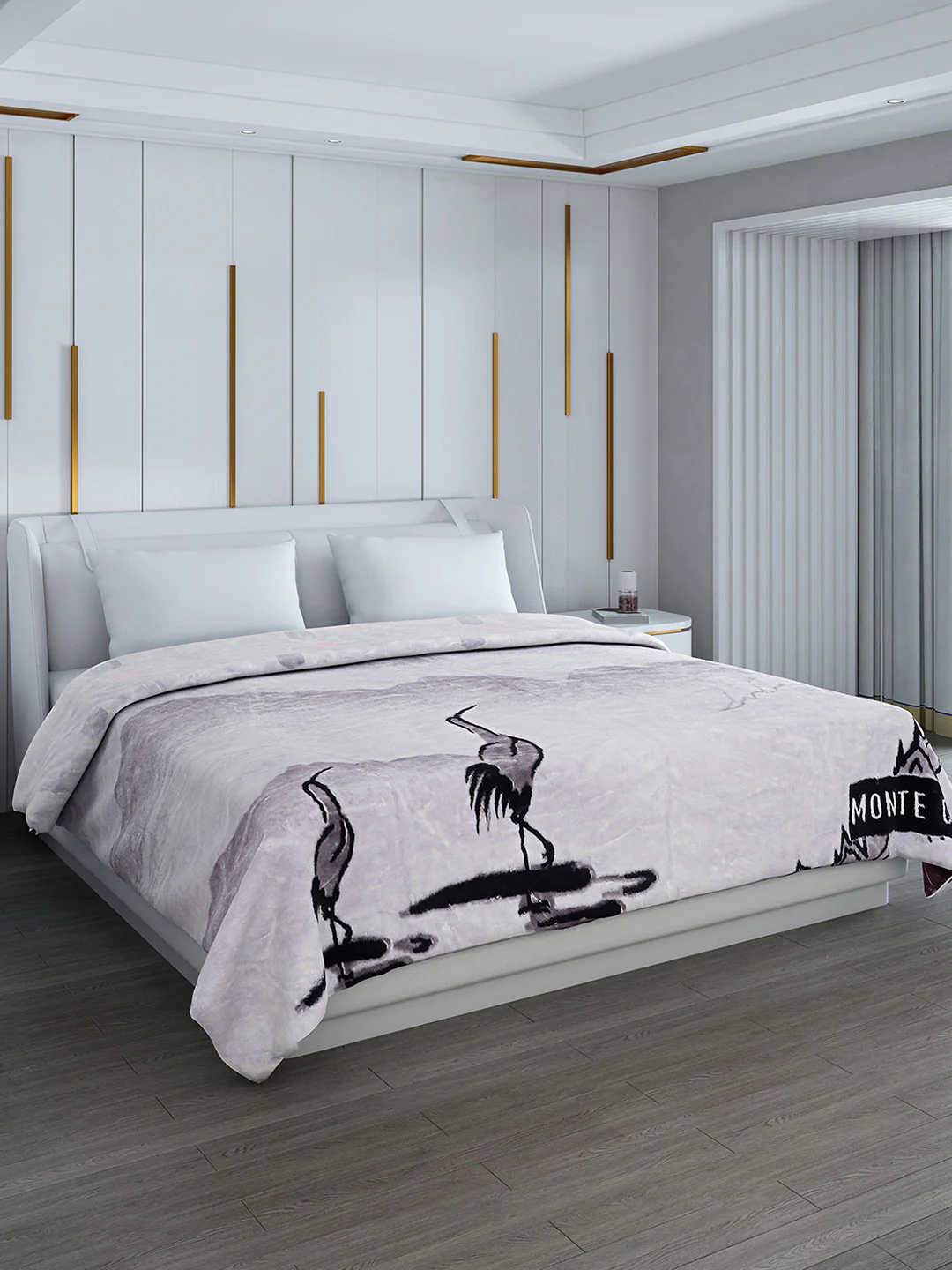 Printed Double Bed Reversible Blanket 2 Ply, 853 GSM, 4.5 kg (Tohfa) - Image 5
