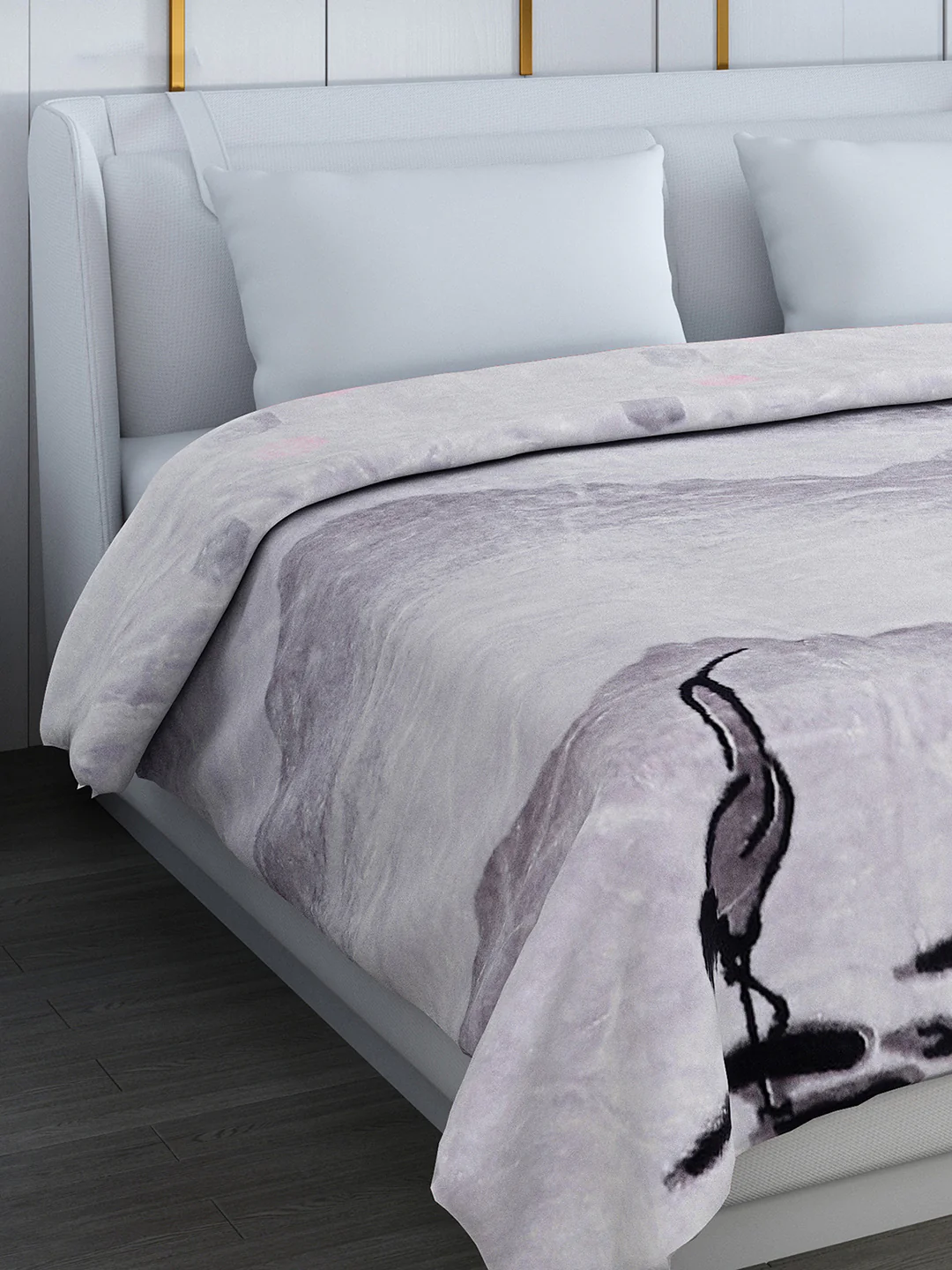Printed Double Bed Reversible Blanket 2 Ply, 853 GSM, 4.5 kg (Tohfa) - Image 6