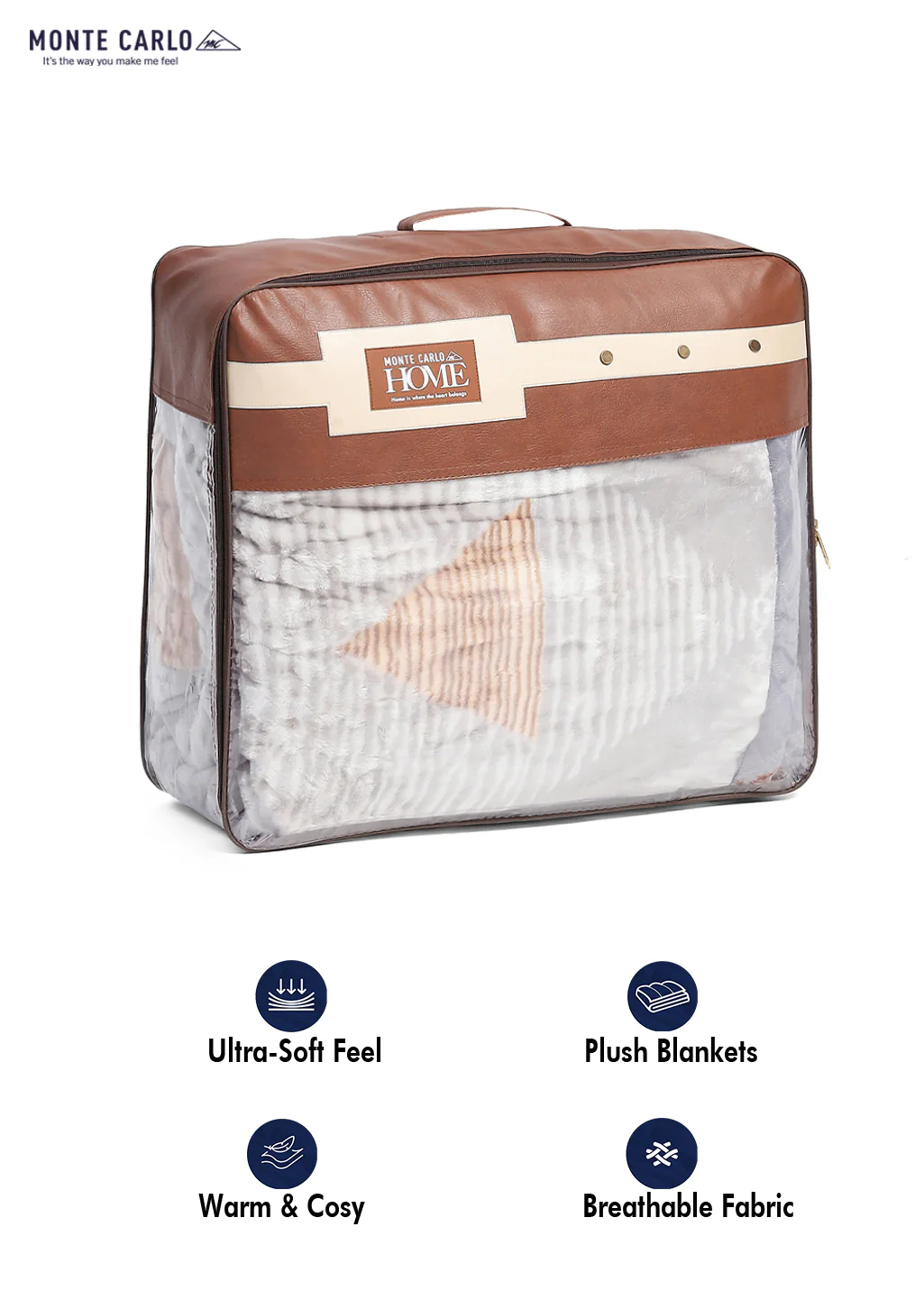 Printed Double Bed Reversible Blanket 2 Ply, 853 GSM, 4.5 kg (Tohfa) - Image 12