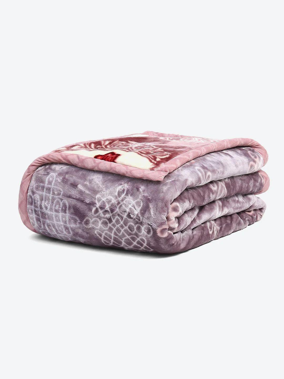 Printed Double Bed Reversible Blanket 2 Ply, 853 GSM, 4.5 kg (Tohfa) - Image 7