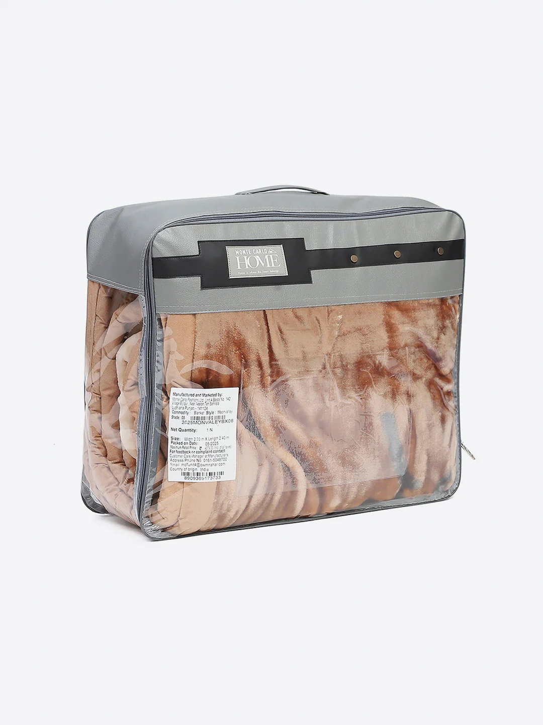 Printed Double Bed Reversible Blanket 2 Ply, 872 GSM, 4.6 kg (Moonvalley) - Image 8