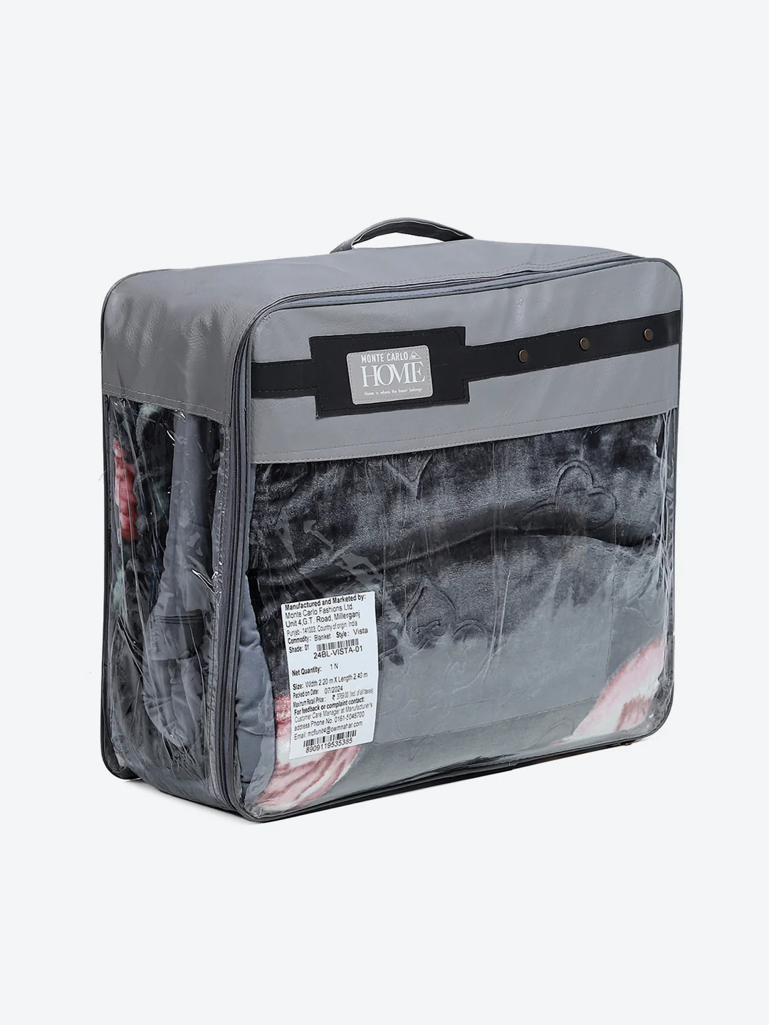 Printed Double Bed Reversible Blanket 2 Ply, 910 GSM, 4.8 kg (Vista) - Image 8