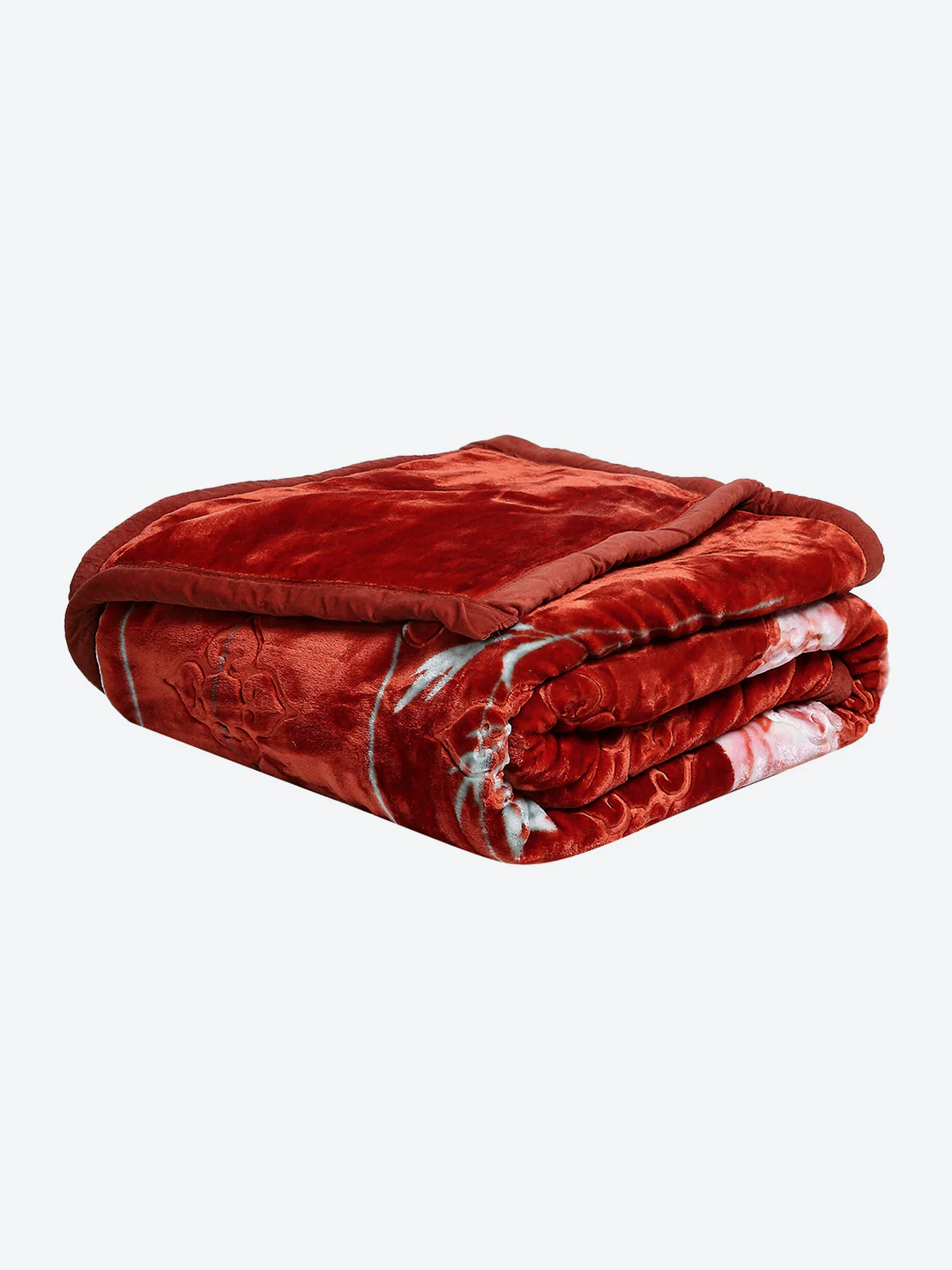 Printed Double Bed Reversible Blanket 2 Ply, 910 GSM, 4.8 kg (Vista) - Image 5