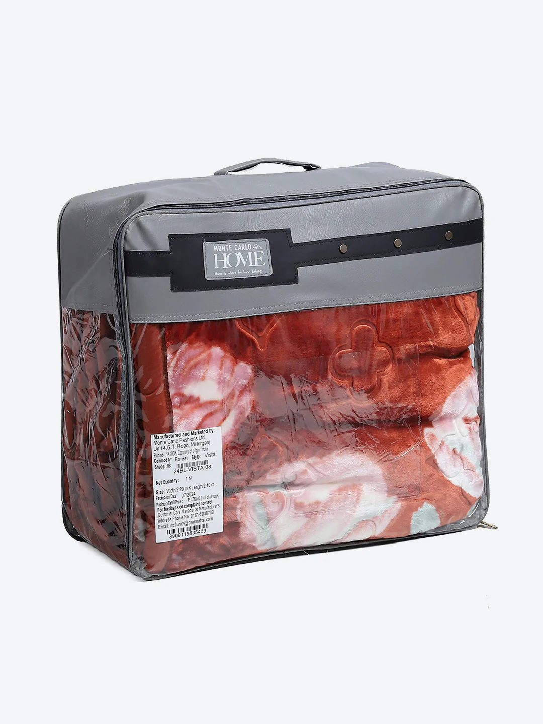 Printed Double Bed Reversible Blanket 2 Ply, 910 GSM, 4.8 kg (Vista) - Image 8