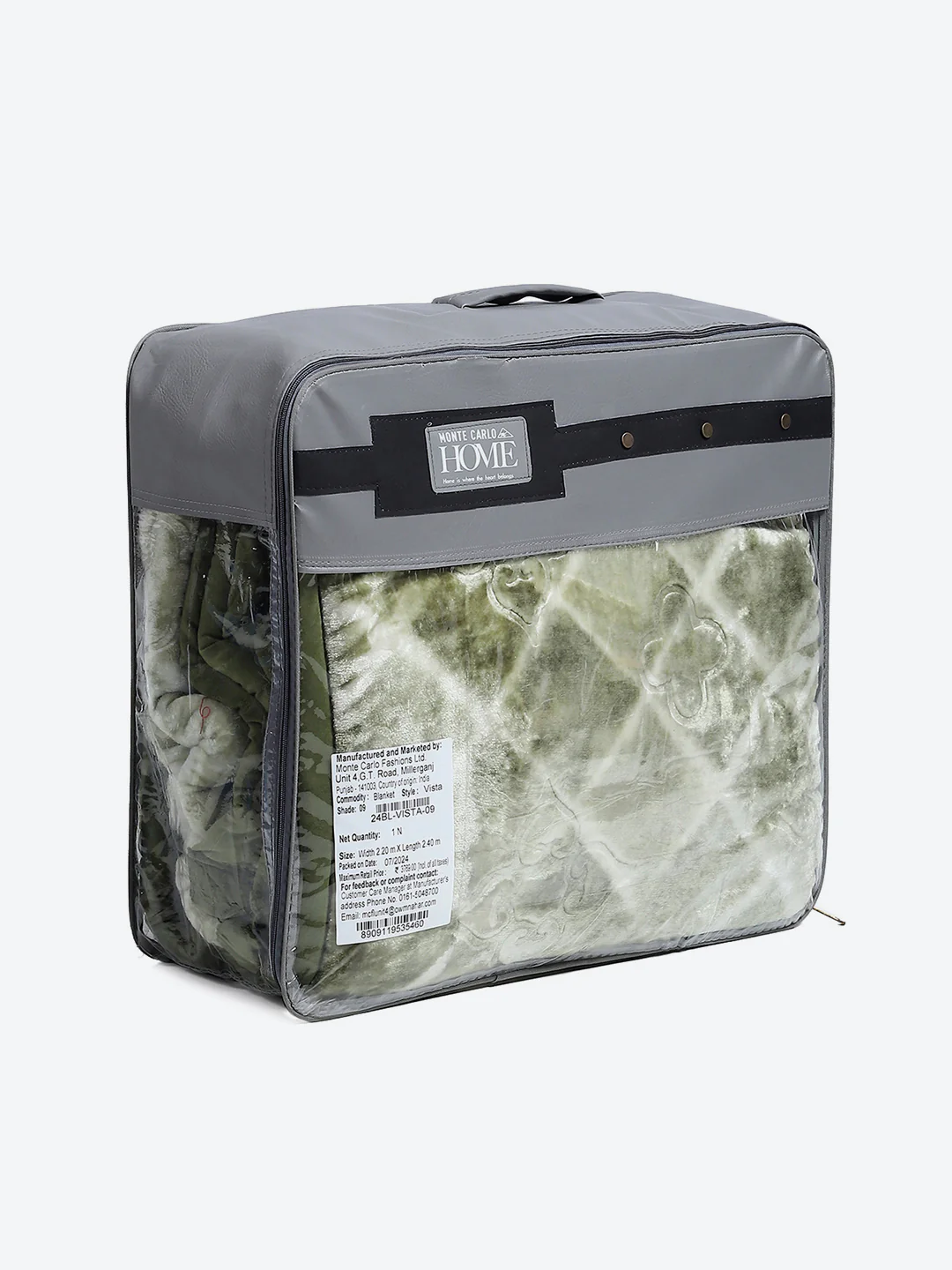 Printed Double Bed Reversible Blanket 2 Ply, 910 GSM, 4.8 kg (Vista) - Image 8