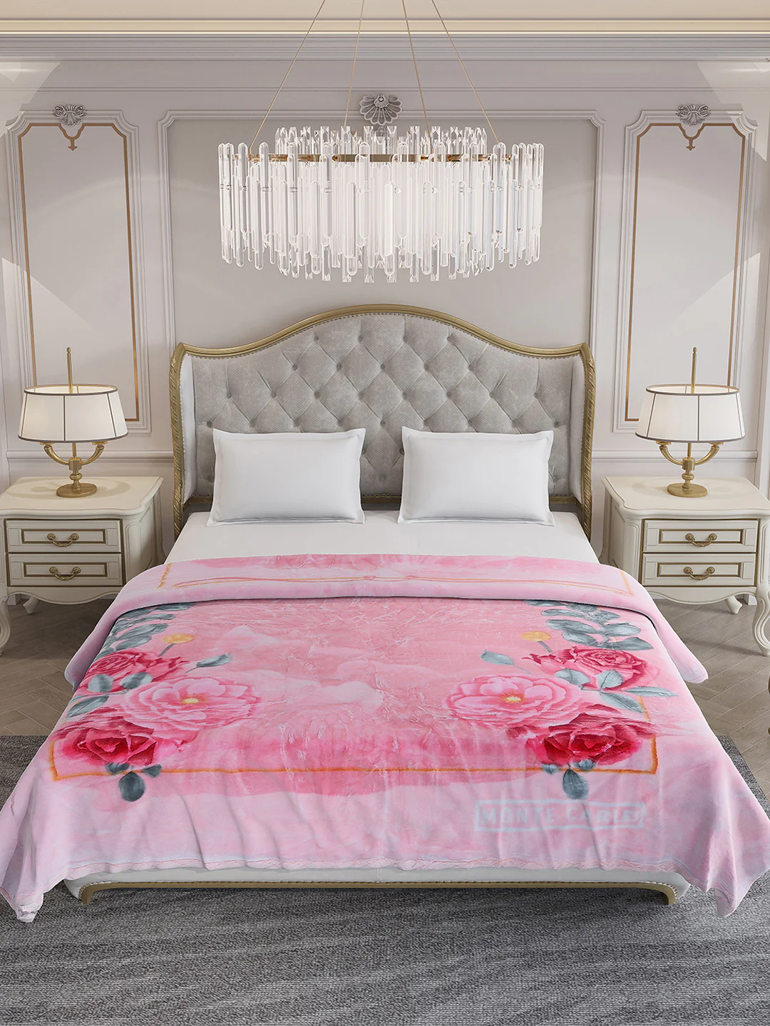 Printed Double Bed Reversible Blanket 3 Ply, 1516 GSM, 8 kg (Superimo) - Image 3