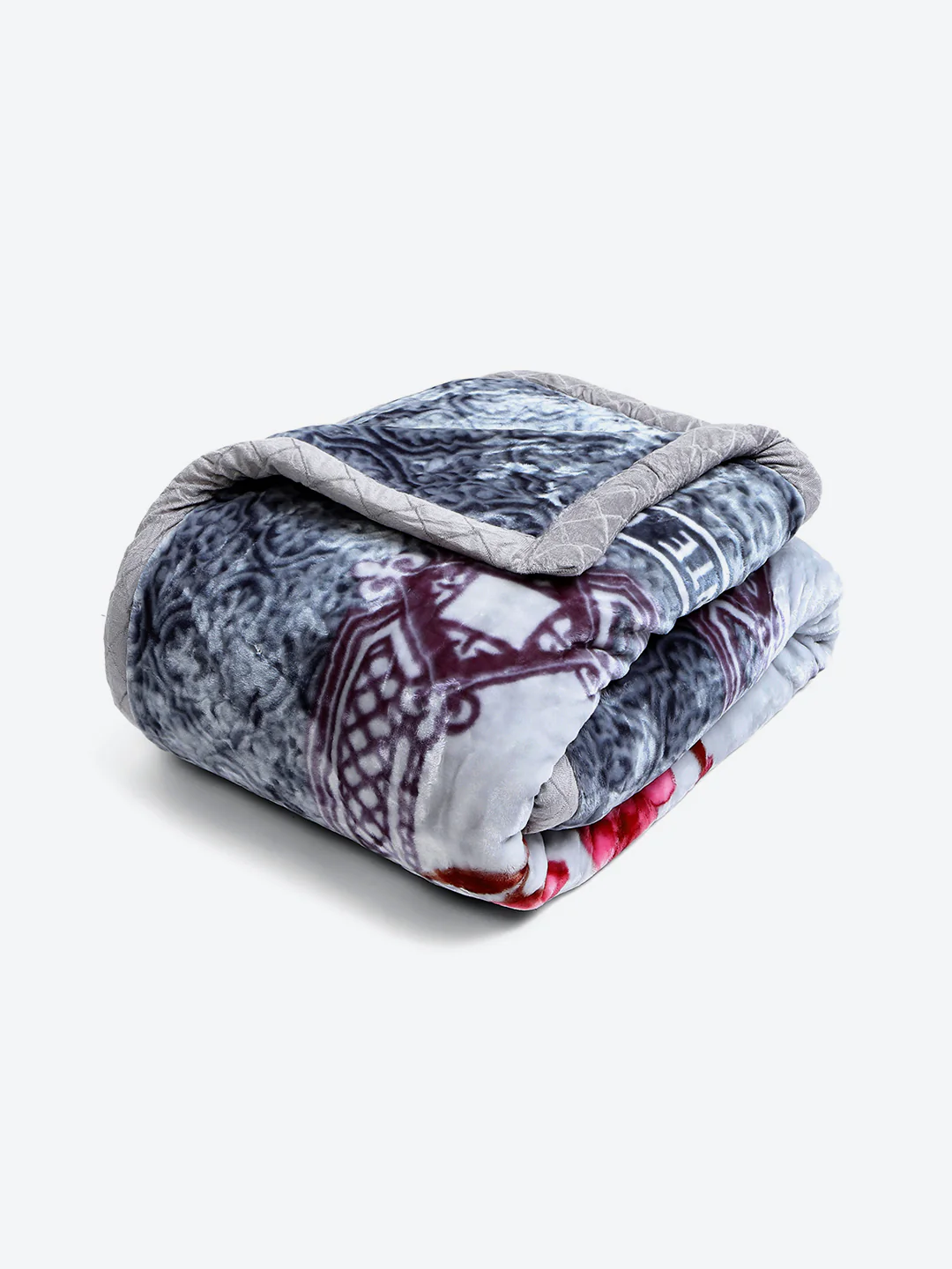 Printed Double Bed Reversible Blanket 3 Ply, 1516 GSM, 8 kg (Superimo) - Image 6