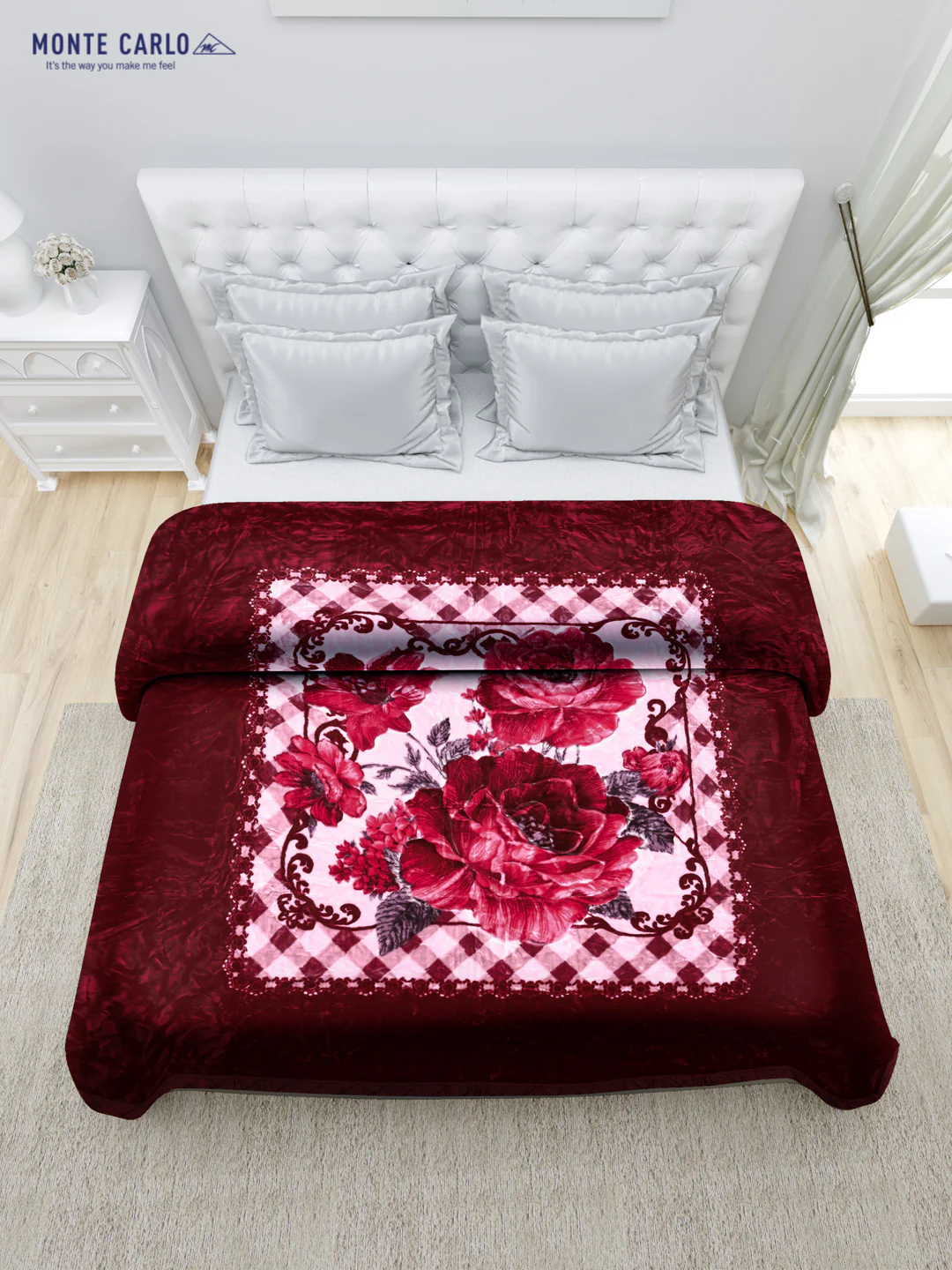 Printed Double Bed Blanket for Heavy Winter -1 Ply - Image 3