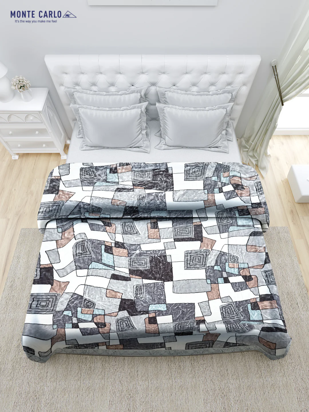 Printed Double Bed Blanket for Heavy Winter -1 Ply - Image 3