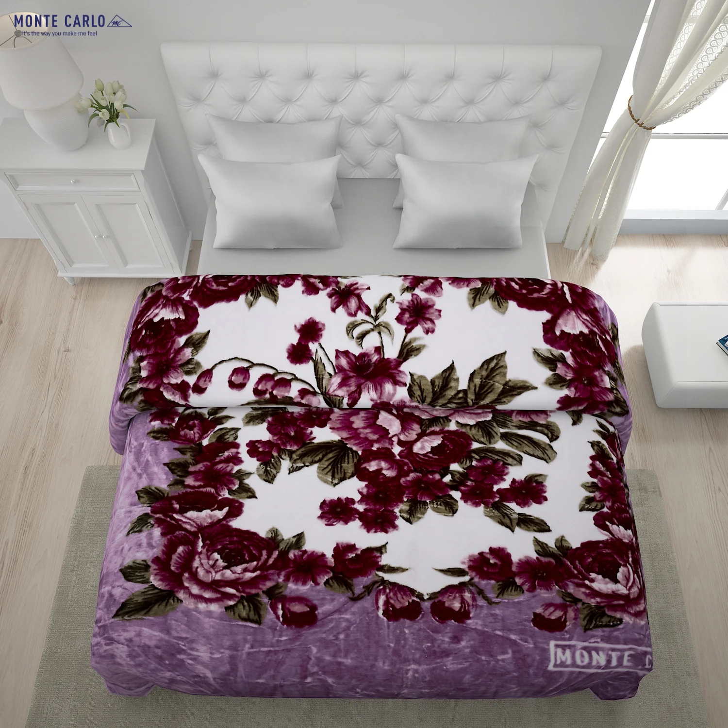 Printed Double Bed Blanket for Heavy Winter -2 Ply - Image 3