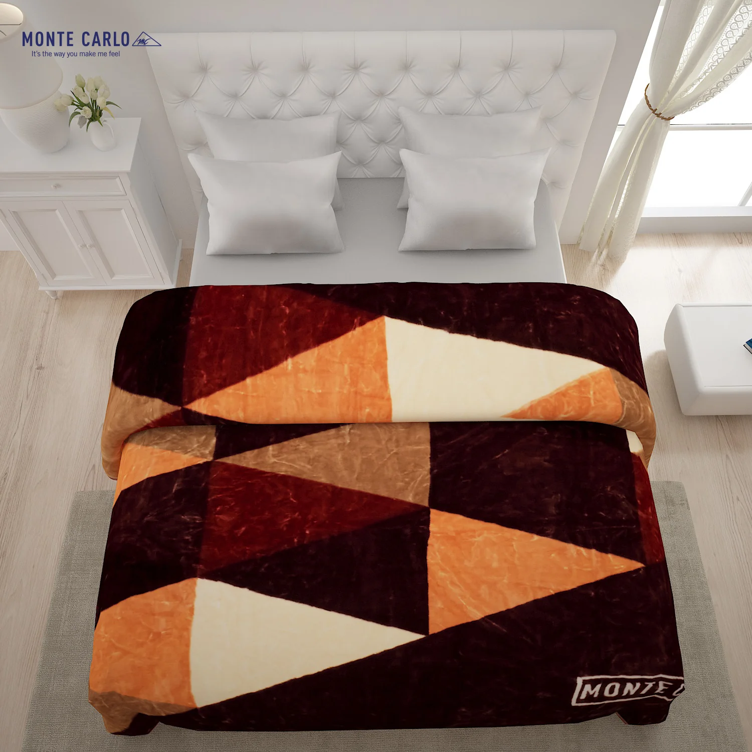 Printed Double Bed Blanket for Heavy Winter -2 Ply - Image 3