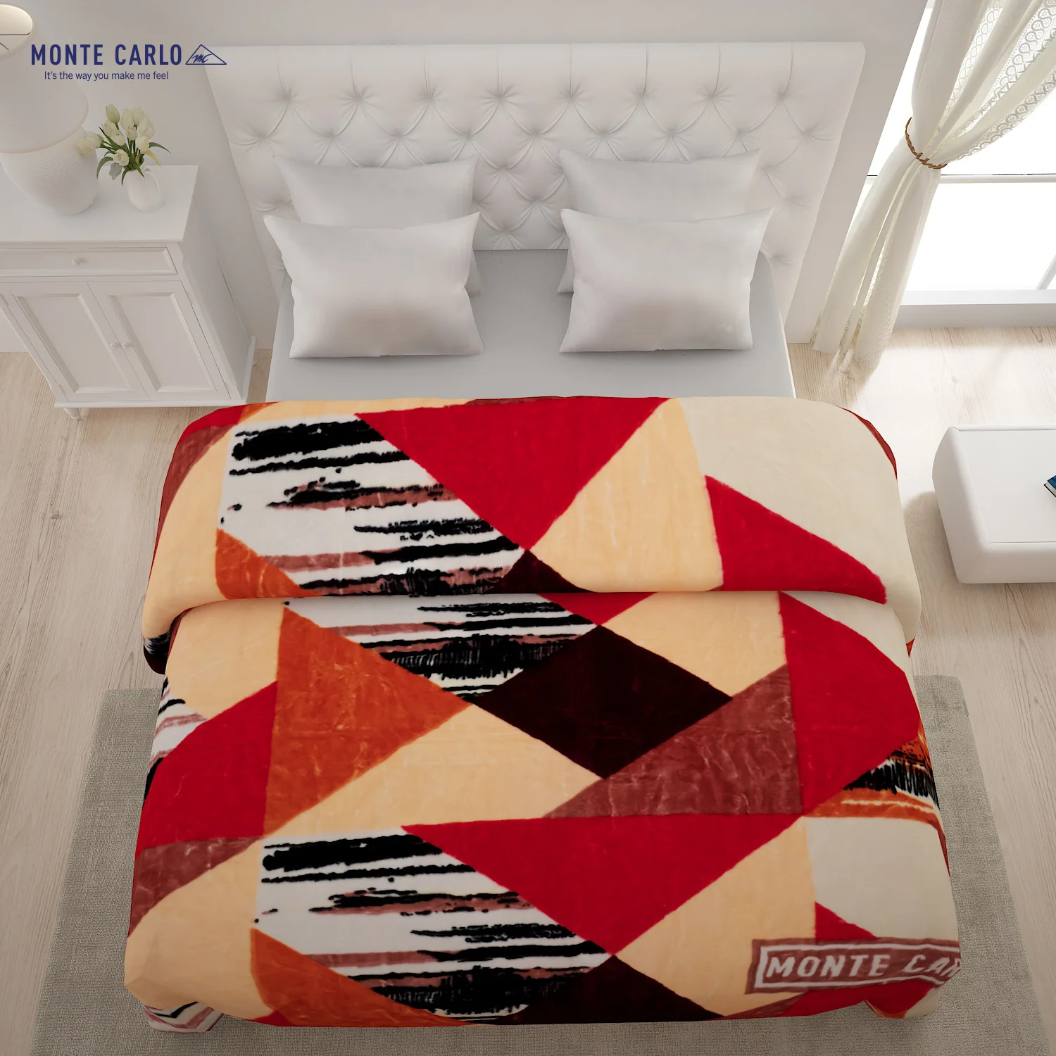 Printed Double Bed Blanket for Heavy Winter -2 Ply - Image 3