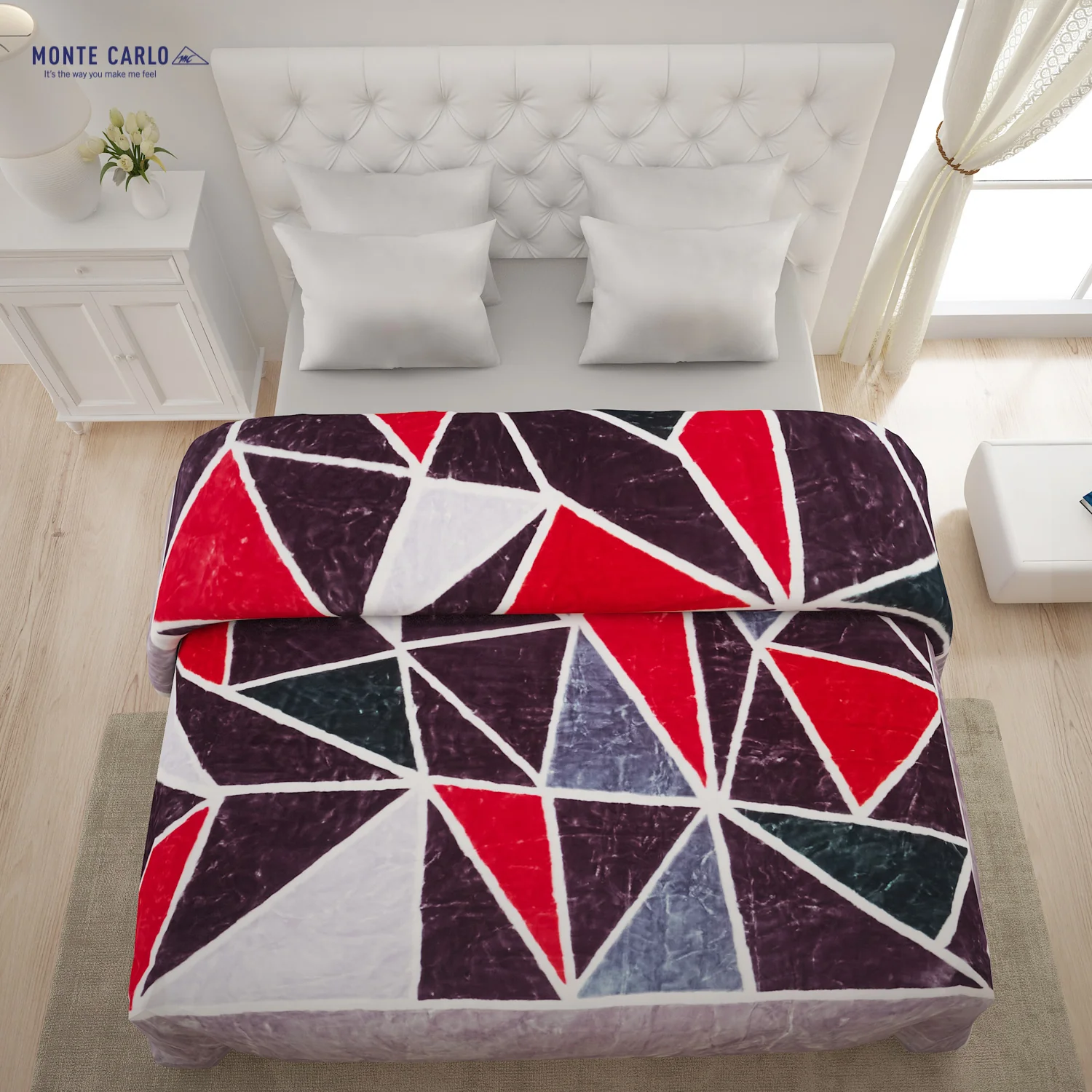 Printed Double Bed Blanket for Heavy Winter -2 Ply - Image 3
