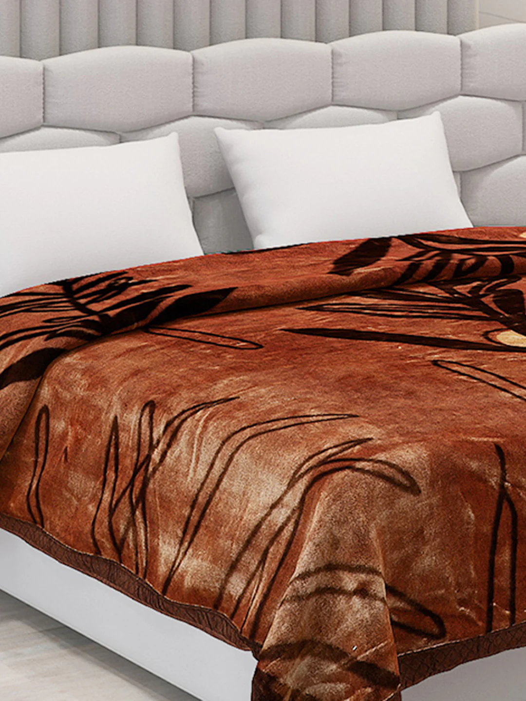 Printed Double Bed Blanket for Heavy Winter -2 Ply - Image 4