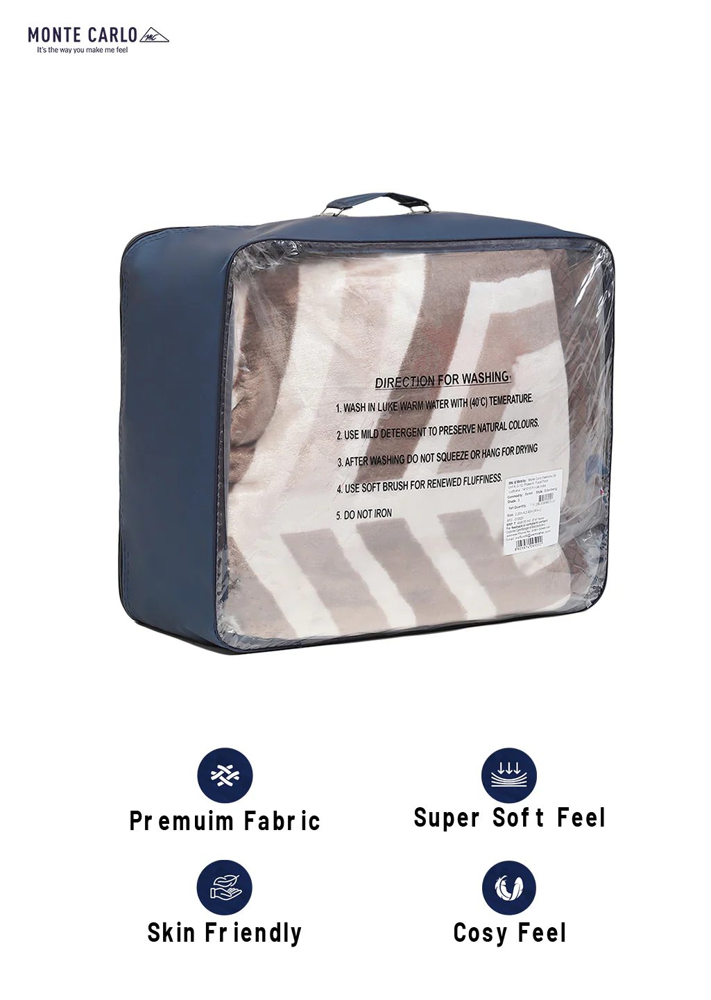 Printed Double Bed Blanket for Heavy Winter -2 Ply - Image 8