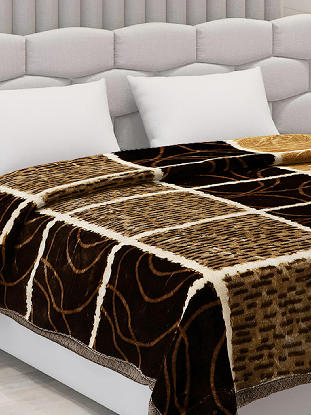 Printed Double Bed Blanket for Heavy Winter -2 Ply - Image 4
