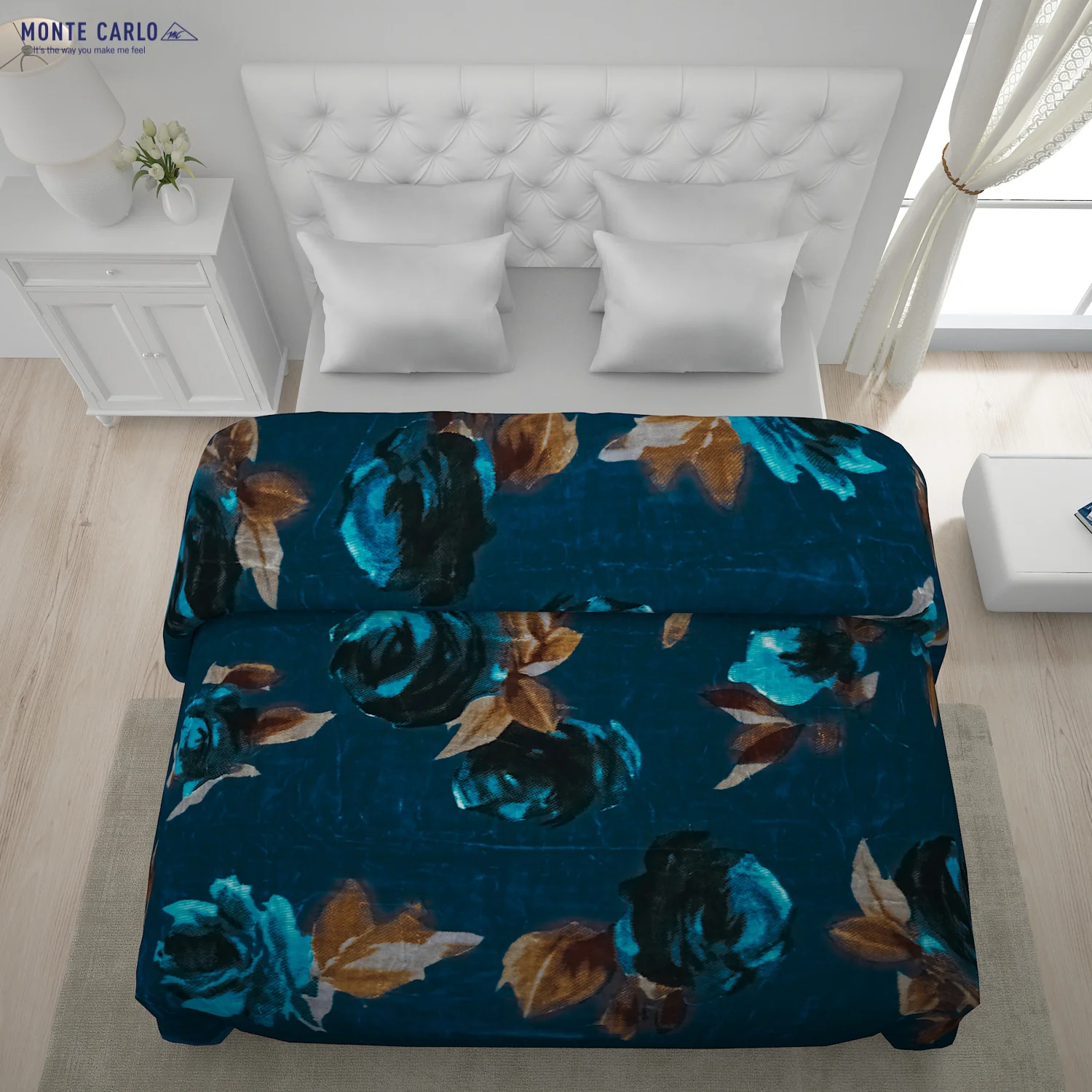 Printed Double Bed Blanket for Heavy Winter -2 Ply - Image 3