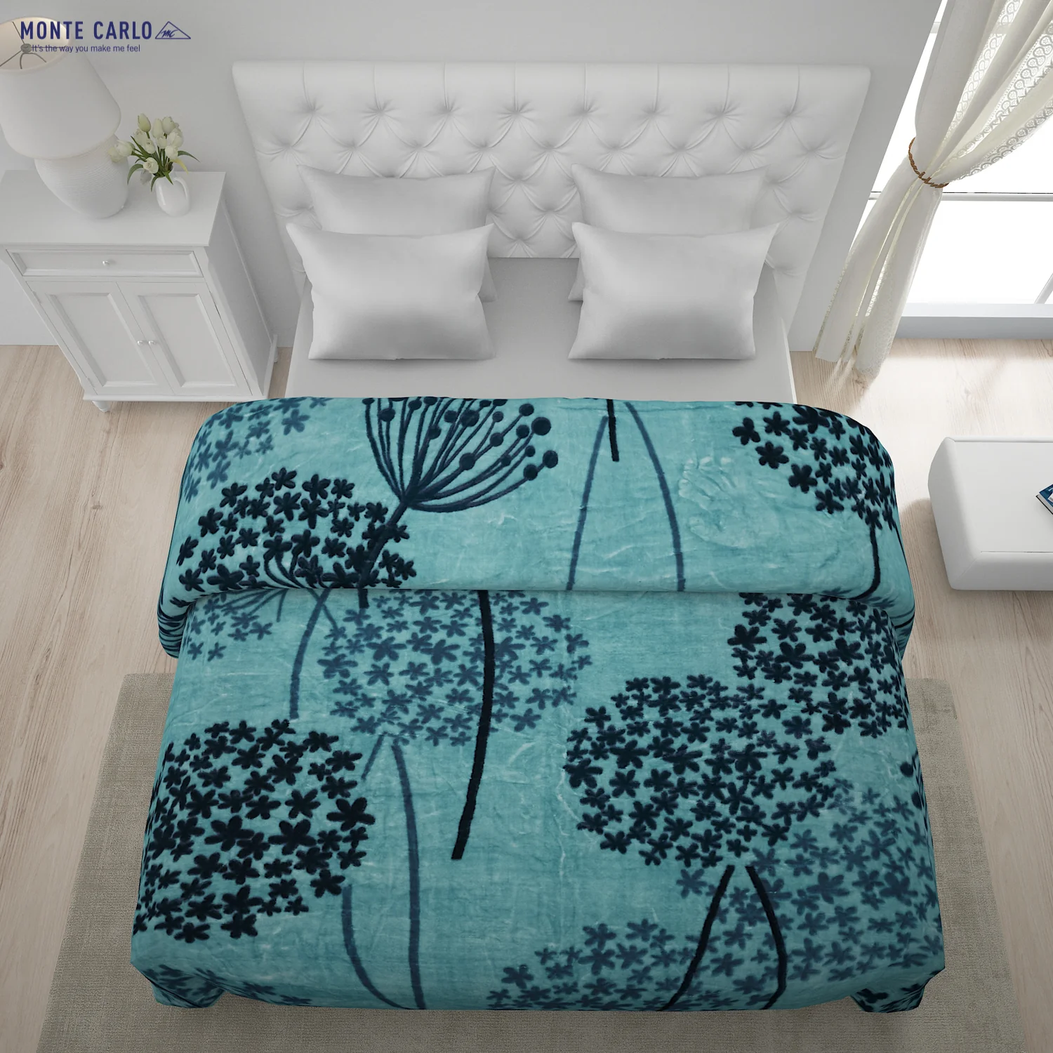 Printed Double Bed Blanket for Heavy Winter -2 Ply - Image 3