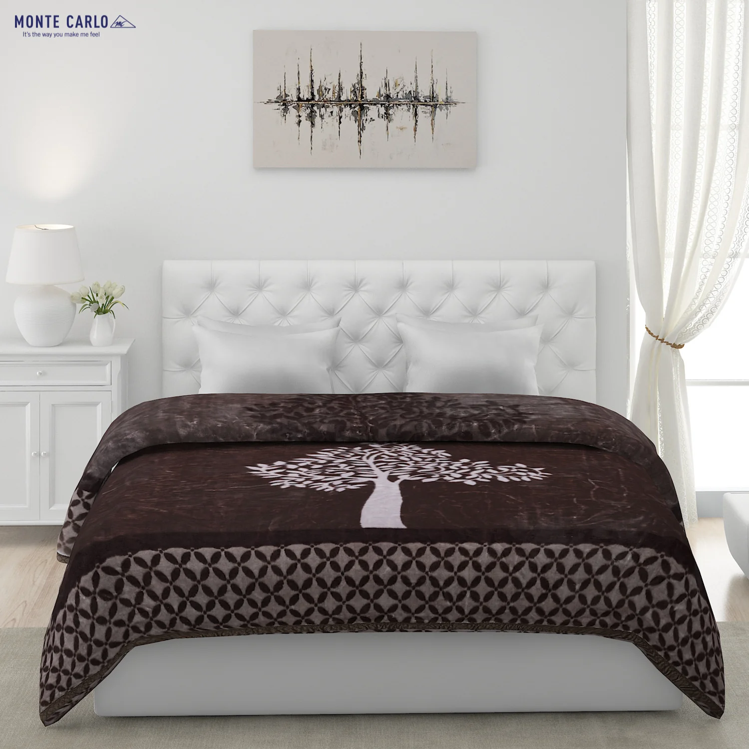 Printed Double Bed Blanket for Heavy Winter -2 Ply - Image 3