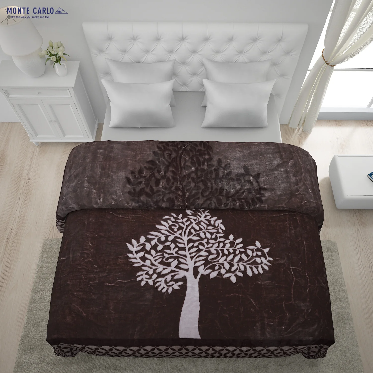 Printed Double Bed Blanket for Heavy Winter -2 Ply - Image 4