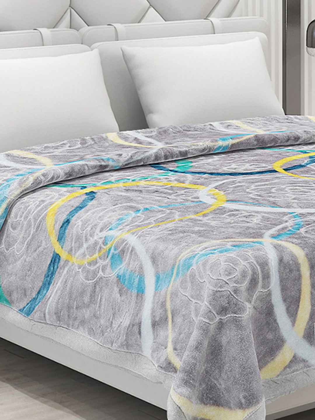 Printed Double Bed Blanket for Heavy Winter -2 Ply - Image 7