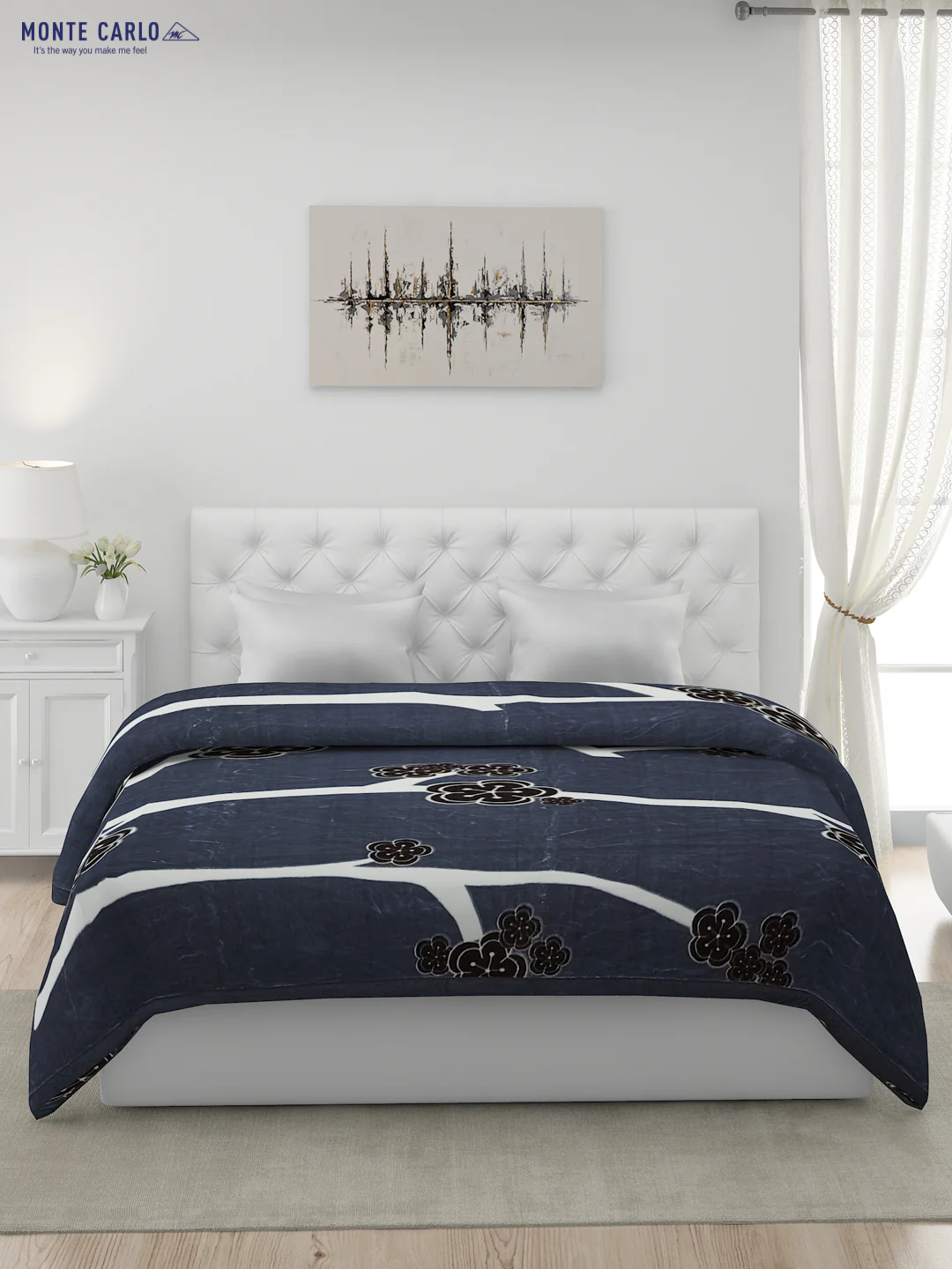 Printed Double Bed Blanket for Heavy Winter -2 Ply - Image 2